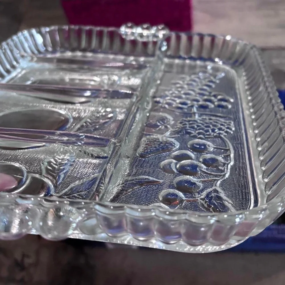 Indiana Glass relish tray